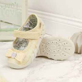 Bailarinas Niñas Bailarinas Con Velcro Befado Beige 2