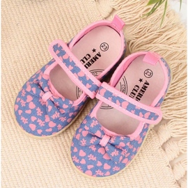 Zapatillas de deporte de niña American Club Blue Ballerinas 3