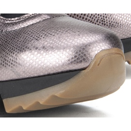 Zapatos Filippo 3859 Platino negro 4