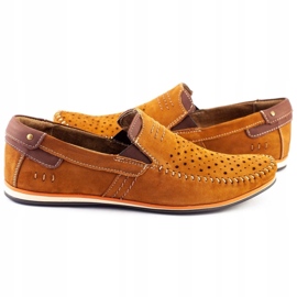 KOMODO Zapatos de hombre mocasines 876 verano camel marrón naranja 3 KOMODO Zapatos de hombre mocasines 876 verano camel marrón naranja 3