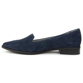 Zapatos Filippo 1419 Granat serpiente azul marino 5