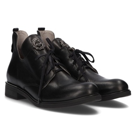 Zapatos de piel Filippo 30055 negro 6