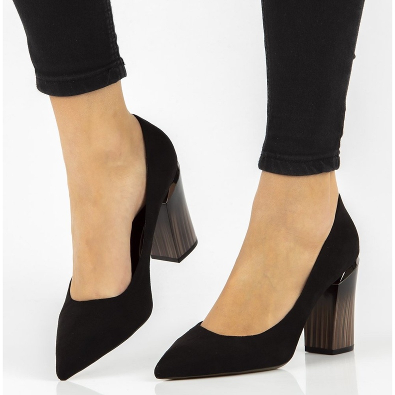 Filippo DP2385 / 21 Bk zapatos de salón negros 2