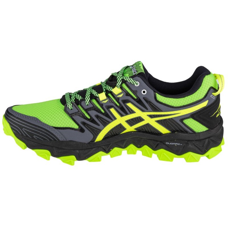 Asics Gel-FujiTrabuco 7 M 1011A197-300 negro gris verde amarillo 1