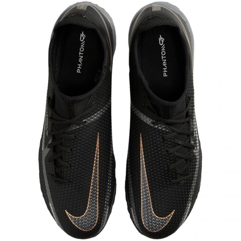 Nike Phantom GT2 Academy Df Tf DC0802 008 zapatos de fútbol negro negro 1