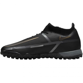 Nike Phantom GT2 Academy Df Tf DC0802 008 zapatos de fútbol negro negro 2