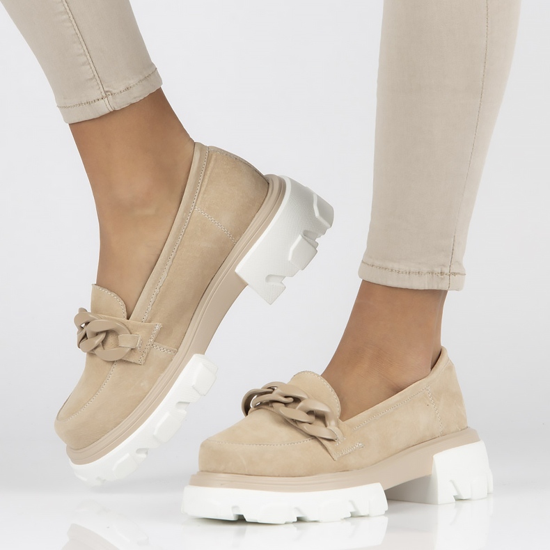 Zapatos de piel Filippo DP3718/22 Be beige 1