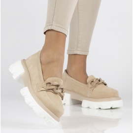 Zapatos de piel Filippo DP3718/22 Be beige 7