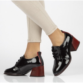 Zapatos De Salón De Piel Filippo DP3732 / 22 Bk negro 6