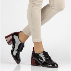 Zapatos De Salón De Piel Filippo DP3732 / 22 Bk negro 5