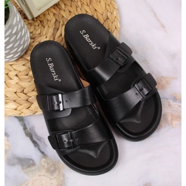Everlast Chanclas De Goma Con Hebillas Negras En S.Barski negro 3