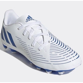 Botas de fútbol adidas Predator Edge.4 FxG Jr GW2368 blanco 3