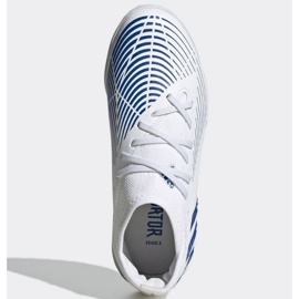 Botas de fútbol adidas Predator Edge.3 Tf Jr GZ2896 blanco blanco 2