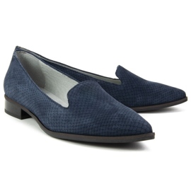Zapatos Filippo 1419 Granat serpiente azul marino 2
