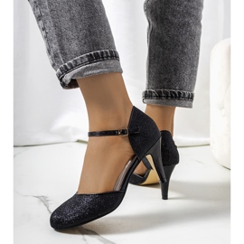 Zapatos de salón Rosetown negros brillantes 2