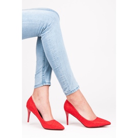 Qinba Bombas con brillo rojo 5