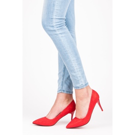 Qinba Bombas con brillo rojo 4