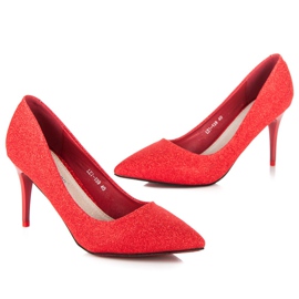 Qinba Bombas con brillo rojo 3