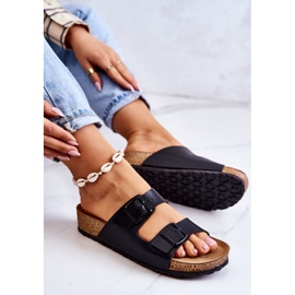 Pantuflas Mujer Hebillas Inblu NM000028 Negro 5