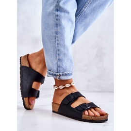 Pantuflas Mujer Hebillas Inblu NM000028 Negro 4