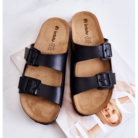 Pantuflas Mujer Hebillas Inblu NM000028 Negro 7
