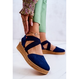 Alpargatas Mujer Ante Big Star JJ276037 Azul Marino 2