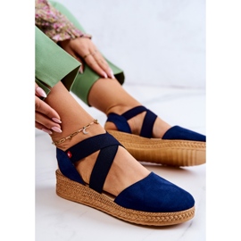 Alpargatas Mujer Ante Big Star JJ276037 Azul Marino 6
