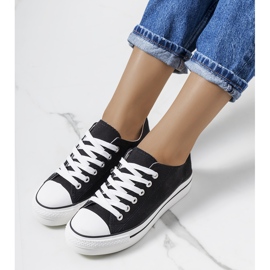 Zapatillas negras en la plataforma Wessel negro 2 Zapatillas negras en la plataforma Wessel negro 2