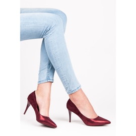 Qinba Tacones granate multicolor 1
