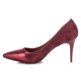 Qinba Tacones granate multicolor 3