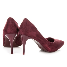 Qinba Tacones granate multicolor 4