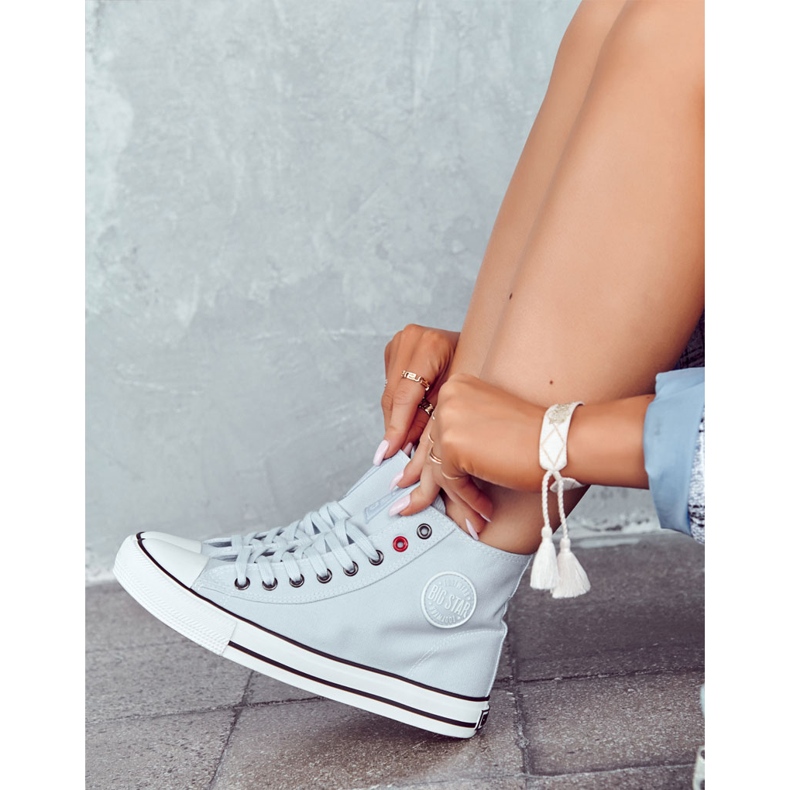 Zapatillas Altas de Mujer Big Star JJ274209 Azul 1