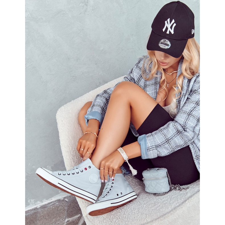 Zapatillas Altas de Mujer Big Star JJ274209 Azul 2