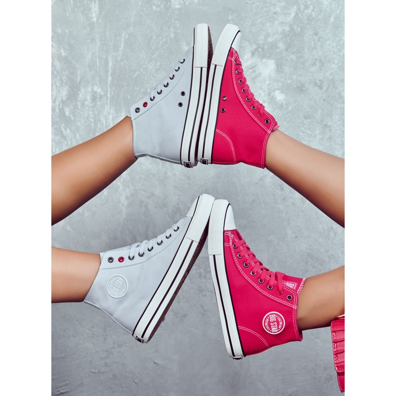 Zapatillas Altas de Mujer Big Star JJ274210 Fucsia rosa 1
