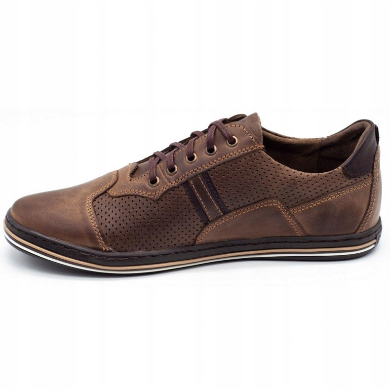 Polbut Zapatos casual de hombre 1801P marrón 1