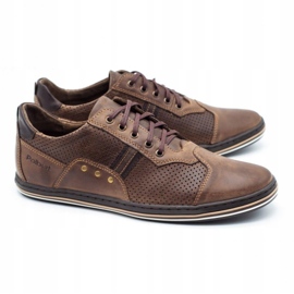Polbut Zapatos casual de hombre 1801P marrón 2