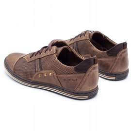 Polbut Zapatos casual de hombre 1801P marrón 4