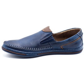 Polbut Zapatos hombre mocasines 09 azul marino 1