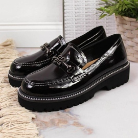 Zapatos lacados negros W S. Barski 2