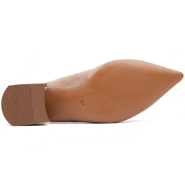 Marco Shoes Sandalias de ante beige con chorros decorativos 6
