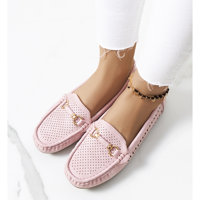 Mocasines de mujer Maide rosa 1