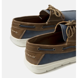 Zapatos de hombre Creemore azul marino marrón 2