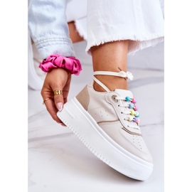 PS1 Deportivas Mujer Atadas Deportivas Beige Manila 2 PS1 Deportivas Mujer Atadas Deportivas Beige Manila 2