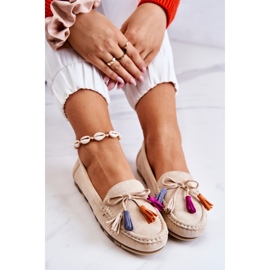 PS1 Mocasines Mujer Ante Beige Claro Wilessa 1