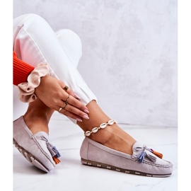 PS1 Mocasines de mujer Wilessa ante gris 6