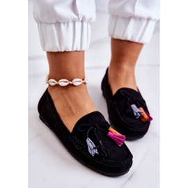 PS1 Mocasines de mujer en ante negro Wilessa 1 PS1 Mocasines de mujer en ante negro Wilessa 1