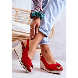 PS1 Sandalias Mujer Cómodas Con Hebilla Rojo Thallas 2 PS1 Sandalias Mujer Cómodas Con Hebilla Rojo Thallas 2