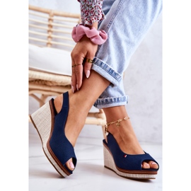 Sandalias Mujer Cómodas Con Hebilla Azul Marino Thallas 2 Sandalias Mujer Cómodas Con Hebilla Azul Marino Thallas 2