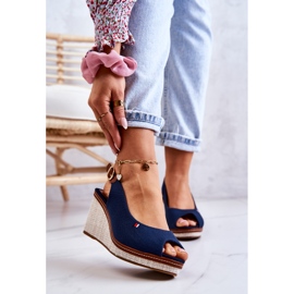 Sandalias Mujer Cómodas Con Hebilla Azul Marino Thallas 1 Sandalias Mujer Cómodas Con Hebilla Azul Marino Thallas 1