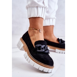 PS1 Mocasines De Ante Con Adorno Talisa Negro 3